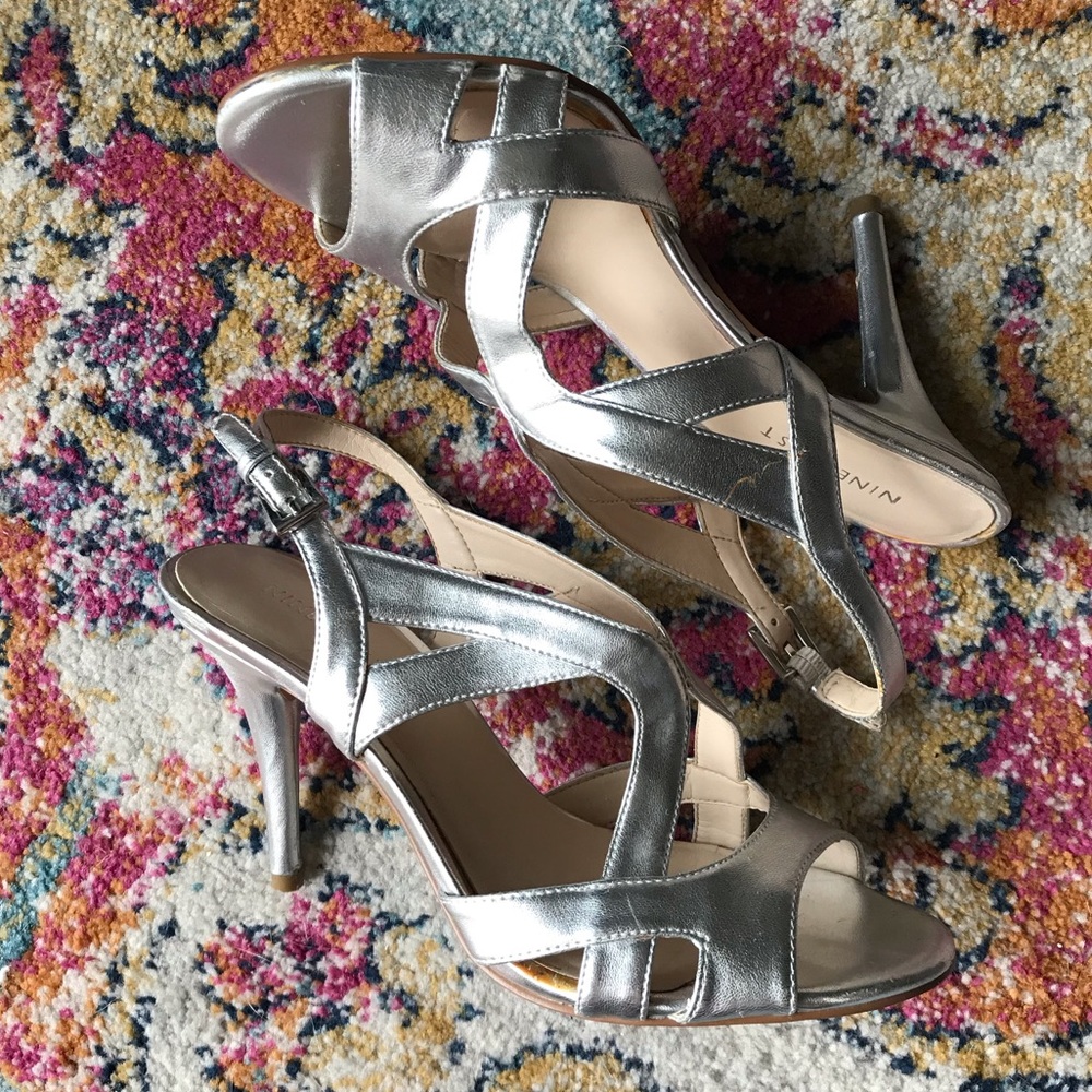 Nine West Silver Angelina Pump
